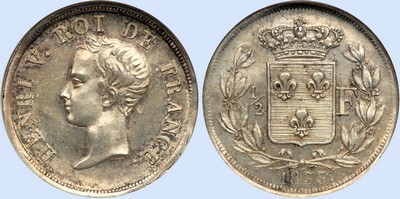 Demi Franc HENRI V
